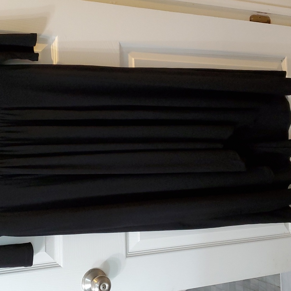 Torrid Black Dress NWT Size 1 Maxi hi low hem - Picture 3 of 3